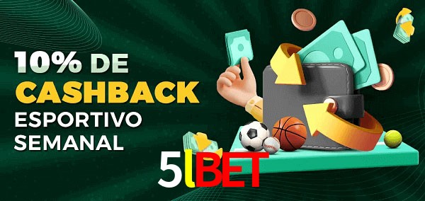 10% de bônus de cashback na 5lbet